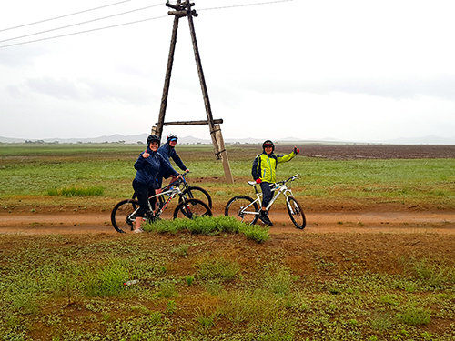 Mongolia biking experts organized 2 days Cycling trip to Khustai NP.